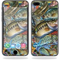 MightySkins Skin Compatible with Apple iPhone 8 Plus - Action Fish Puzzle | Protective, Durable, and Unique Vinyl Decal wrap Cover | Easy to Apply, Remove, and Change Styles | Made in The USA