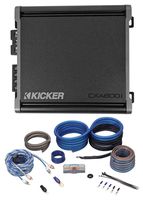 KICKER 46CXA8001 CXA800.1 800 Watt Mono Class D Car Audio Amplifier+Amp Kit