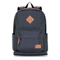 Panport Classic Laptop Computer Backpack Shockproof Lightweight Bookbag Charcoal