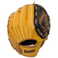 Franklin Sports Baseball and Softball Glove - Field Master - Baseball and Softball Mitt - Adult and Youth Glove - Right Hand Throw - 13", Tan