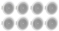 (8) JBL 8124 4" Full Range Commercial 70V/100V 6w Ceiling Speakers 4 Restaurant