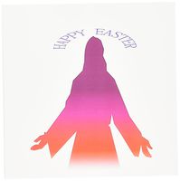 3dRose Happy Easter Religious Greeting - Greeting Cards, 6 x 6 inches, set of 12 (gc_100616_2)