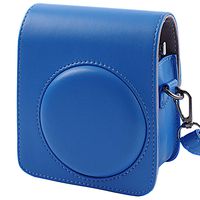 Protective & Portable Case Compatible with Fujifilm Instax Mini 70 Instant Film Polaroid Camera with Adjustable Strap - Cobalt Blue by SAIKA