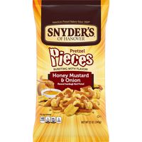 Snyder's of Hanover Pretzel Pieces, Honey Mustard & Onion, 12 Ounce Bag