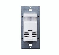 Leviton OSSMT-MDW Ultrasonic/Infrared Wall Switch Sensor, White