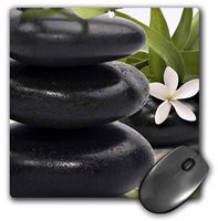 3dRose LLC 8 x 8 x 0.25 Inches Mouse Pad, Serenity in Stacked Stones (mp_48523_1)