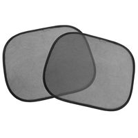 Car Window Shade for Baby 2 Pack | Block Sun Glare Heat & UV Rays| Static Cling Sun Block for Baby Kids & Passengers