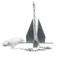 Seachoice 41722 Deluxe Anchor Kit - Hot Dipped Galvanized Steel - Includes Lead Chain, Shackles, 150-Foot Anchor Line - for Boats 17 to 24 Feet