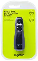 Logitech Wireless Presenter R400, Wireless Presentation Remote Clicker with Laser Pointer