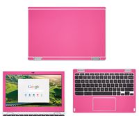 Decalrus - Protective Decal for Acer ChromeBook 11 R-11-CB5-132T, R11-C738T (11.6" Screen) Laptop Rose Carbon Fiber Skin Skins case Cover wrap CFacerChrmbkR11Rose