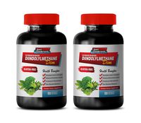 Liver aid - DIM - Natural Estrogen Blocker - Gluten Free - Kale and Broccoli - dim Supplement Testosterone - 2 Bottles (180 Capsules)