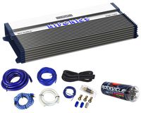 Hifonics BXX2400.1D 2400 Watt RMS Mono Car Amplifier Class D+Amp Kit+Capacitor