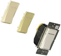 Leviton VPX12-7LZ, Vizia + Digital 1200VA Fluorescent Dimmer for Mark 10 Powerline Ballasts, Single Pole and 3-Way, White/Ivory/Light Almond