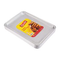 Glad Food Prep & Storage BB11986 | Disposable Aluminum Cookie Sheets for Baking and Roasting, 12 Count, | 16" x 11" x 0.25"