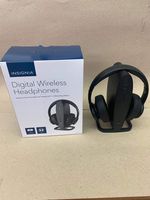 Insignia - NS-HAWHP2 RF Wireless Over-The-Ear Headphones - Black