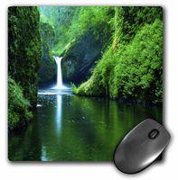 3dRose LLC 8 x 8 x 0.25 Inches Mouse Pad, Oregon Waterfall (mp_54163_1)