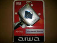 Aiwa HS-TA60 AM/FM Cassette Player Personal Stereo with Headphones and Super Bass