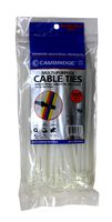 Cambridge Multi Purpose Cable Ties Zip Ties 8 Inch 75 Lb 100 Pieces Standard Duty Natural