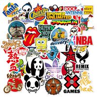 Laptop Stickers 100Pcs, Water Bottle Stickers for Skateboard Guitar Travel Case Decal Graffiti Patches, Waterproof Hydro Flask Stickers for Door Car Bike Teens Girls, Vinyl Bts Supreme Stickers Pack F