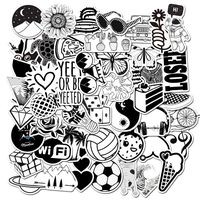 GUGELIVES 50pcs Graffiti Waterproof Stickers for Teen Girls Cool Vinyl Computer Water Bottles Skateboard Luggage Decal Patches