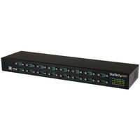 StarTech.com USB to Serial Hub - 16 Port - COM Port Retention - Rack Mount and Daisy Chainable - FTDI USB to RS232 Hub (ICUSB23216FD)