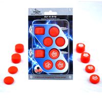 Get-A-Grip Analog Thumbstick Grip Covers for PS4/PS3 by ScrewyRobot (Red)