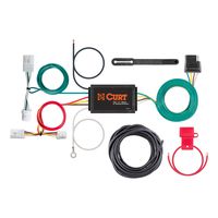CURT 56033 Vehicle-Side Custom 4-Pin Trailer Wiring Harness for Select Infiniti G35, G37, G25x, Nissan Rogue