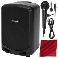 Samson Expedition Escape Rechargeable Speaker System with Bluetooth and Dynamic Microphone Accessory Bundle