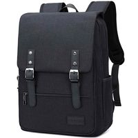 School College Laptop Backpack Bookbag 15.6 inch Laptop Travel Rucksack Bag for Men Women(Black)