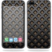 MightySkins Skin Compatible with Apple iPhone 8 Plus - Black Wall | Protective, Durable, and Unique Vinyl Decal wrap Cover | Easy to Apply, Remove, and Change Styles | Made in The USA