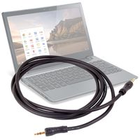 DURAGADGET Handy Auxiliary (AUX) 3.5mm Male Stereo Jack to Jack Connecting Cable with 1.75 Meter Lead & Gold Plated Connectors Compatible with Acer Chromebook Series C7 & Acer Chromebook C720