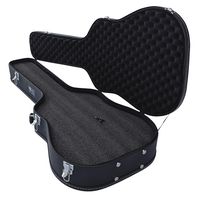 Discreet Concealment Guitar Rifle Case and Diversion Safe - Double Pick Pluck foam security hard gun guns 46 guitar ar15 accessories acoustic martin tactical cases soft locking BLACK for AR-15 Carry