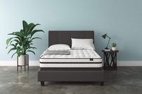 Signature Design by Ashley - 10 Inch Chime Express Hybrid Innerspring - Firm Mattress - Bed in a Box - Queen - White