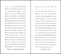 Quiplip Funny Fill-in-The-Blank Anniversary and What's up Cards, 6-Pack (QL02376PCK)