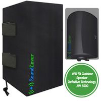 1 (One) Medium-Large Size Outdoor Speaker Cover - Protection & Storage Bag fits Definitive Technology AW 5500 Outdoor Speaker - (MAX Size: Height 13.6 X Width 7.9 X Depth 8.9 Inch)