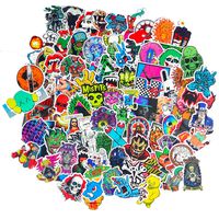 DreamerGO Cool Graffiti Stickers 100 Pieces Various Car Motorcycle Bicycle Skateboard Laptop Luggage Vinyl Sticker Graffiti Laptop Luggage Decals Bumper Stickers (100 Pieces) (Style E)
