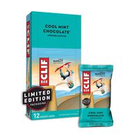 CLIF BAR - Energy Bars - Cool Mint Chocolate - With Caffeine (2.4 Ounce Protein Bars, 12 Count)