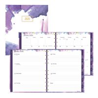 Blueline 2020 Passion - Weekly/Monthly Planner, MiracleBind, 4-Color Interior, Laminated Monthly tabs, MiracleBind Storage Pocket and Note Pages, 11 x 9.0625 inches, Paintstroke Design (CF34003.02-20)