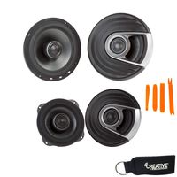 Polk MM652 6.5" Front Coaxial and Rear MM522 5.25" Speaker System Bundle Includes 2 Pair