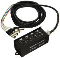 Seismic Audio - SASH-4x20 - 4 Channel XLR Send Sub Snake Cable - 20 Feet