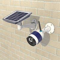 FREECAM Solar Powered IP Camera -HD Wireless WiFi Security Camera with IP65 Waterproof 6800mAh P2P Night Vision PIR Sensor Controlled by App (Android And iOS) for Smart Home (C340)