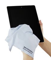 Elite Tech Gear - 4 Blue OVERSIZED Microfiber Cloths, The Most Amazing Microfiber Cleaning Cloths - Perfect For Cleaning All Electronic Device Screens, Eyeglasses & Delicate Surfaces 12"x12" OVERSIZED