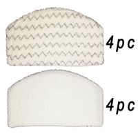 AI-Vacuum Bissell Microfiber Power Steamer Mop Pad Fits 1940A, 1940Q, 1940T, 1940W, 19402, 19404,19408, 1440 Series (8)