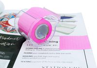 4A Roll Sticky Notes,Full Adhesive,Width x Length 2 x 315 Inches,Neon Red,Grid,Self-Stick Notes,1 Roll/Pack,4A PSS 9-1 NR Grid