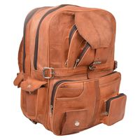 Habiller Unisex Leather 17 LTR. Vintage Brown Laptop Backpack 12X15-BP101
