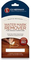 Guardsman Water Mark Remover Cloth - Erase White Rings & Haze Caused By Moisture and Heat - Reusable - 405200