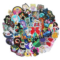 Girls Anime Sailor Moon Laptop Stickers Waterproof Skateboard Snowboard Car Bicycle Luggage Decal 50pcs Pack