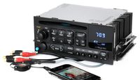 1 Factory Radio AM FM CD Player Radio w Aux on Pigtail Bluetooth & RCA Compatible With 1995-05 Chevrolet GMC Truck