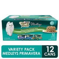 Purina Fancy Feast Gravy Wet Cat Food Variety Pack, Medleys Primavera Collection - (2 Packs of 12) 3 oz. Cans