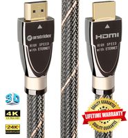 4K HDMI Cable/HDMI Cord 25ft - Ultra HD 4K Ready HDMI 2.0 (4K@60Hz 4:4:4) - High Speed 18Gbps - 26AWG Braided Cord-Ethernet /3D / ARC/CEC/HDCP 2.2 / CL3 by Farstrider